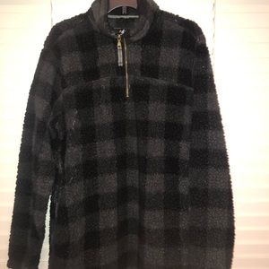Alpine Sherpa Buffalo Plaid Pullover